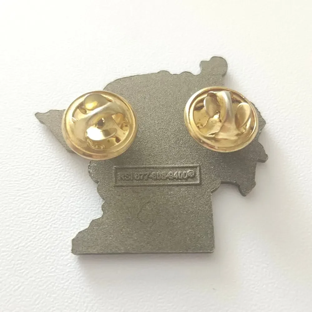 Lions Club Bruce Beck MN5M9 2011-2012 District Governor Fishing Boat Lapel Pin